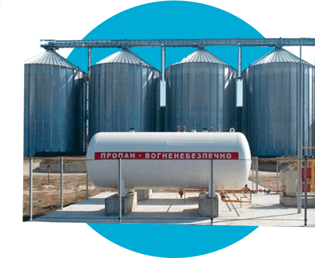 Газофикация зерносушилки